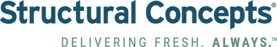 Structural Concepts logo with tagline 'Delivering Fresh. Always.'