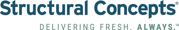 Structural Concepts logo with tagline 'Delivering Fresh. Always.'