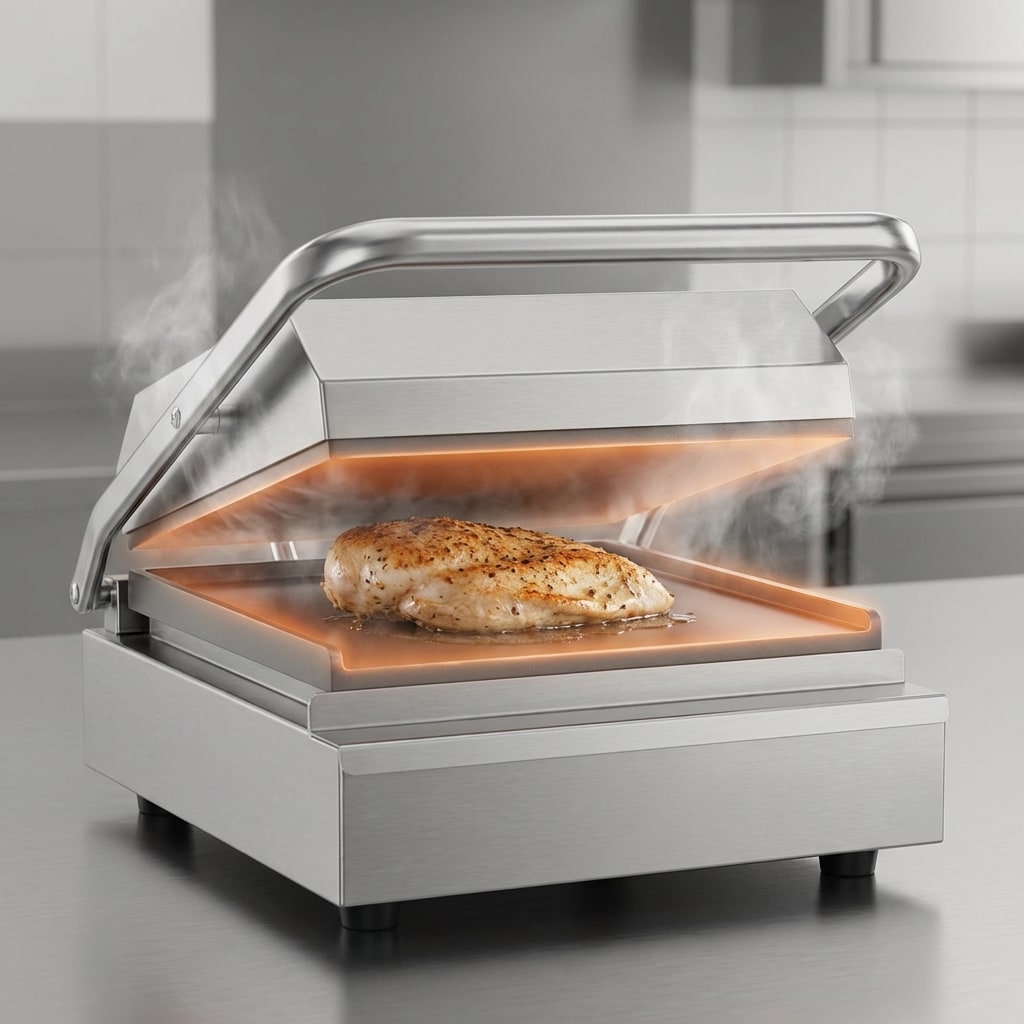 Taylor Two-Sided Clamshell Cooking Image 1