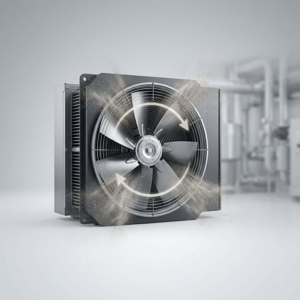 True Refrigeration Patented Reversing Fan Image 1