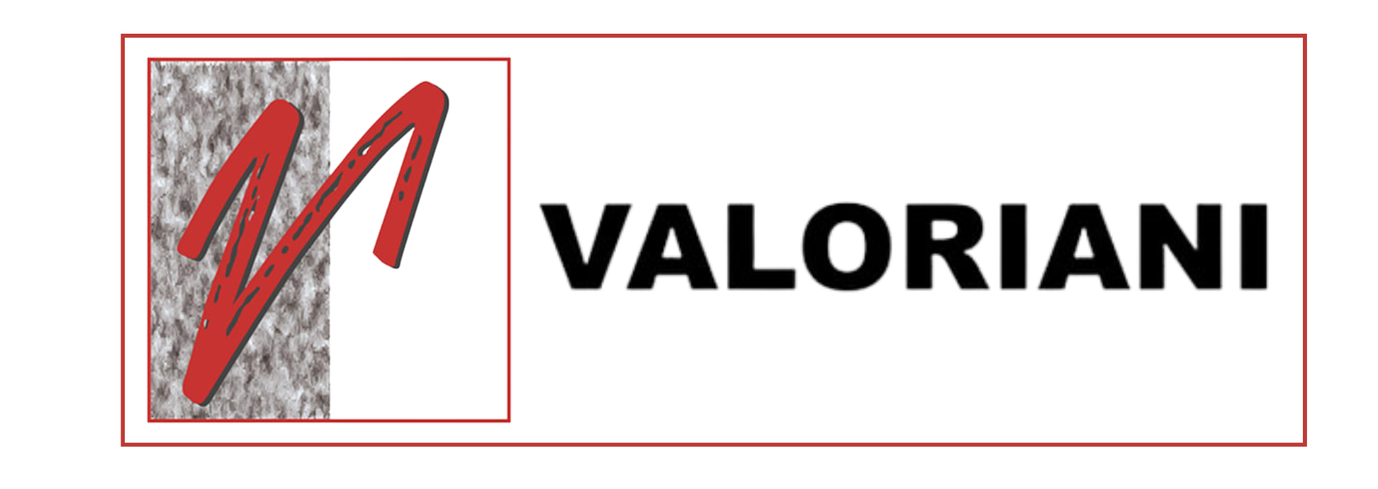 Valoriani logo with a red 'M' on a white background