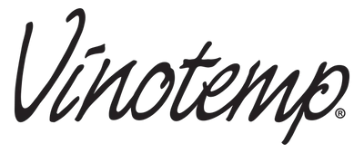 Vinotemp logo in black on a white background