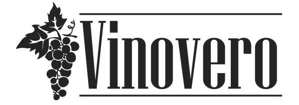 Vinovero logo with grapes on a white background