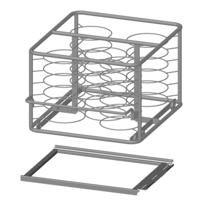 Lainox SSP062-PRACK Removable Plate Rack with Frame for SSP062 Oven