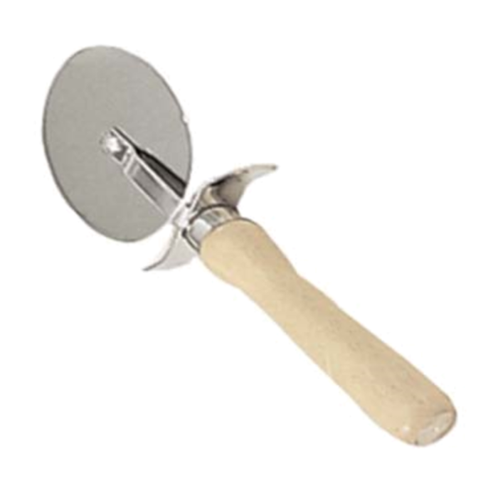 TPC-4 Pizza Cutter with 4" Stainless Steel Wheel Wood Handle