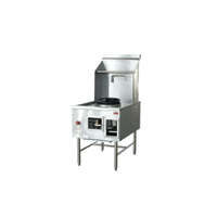 OMCAN 48411 27.8" Single Chamber Natural Gas Wok Range 95,000 BTU