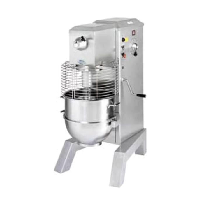 Univex SRM60+ 60 Quart Planetary Floor Mixer with Guard
