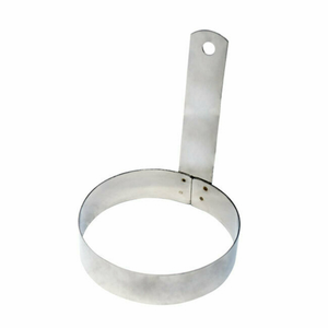 Omcan 80774 6-Inch Diameter Stainless Steel Round Egg Ring