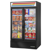 True GDM-43F-FLX-HC~TSL01 47" Convertible Glass Door Refrigerator/Freezer