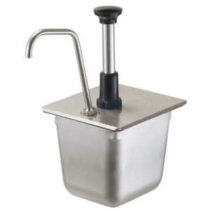 Server 86312 FP-1/6 Stainless Steel Condiment Pump for 1/6 Pans