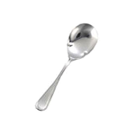 Admiral Craft AV-LSS/B Avalon Solid 8-1/4" Stainless Steel Serving Spoon