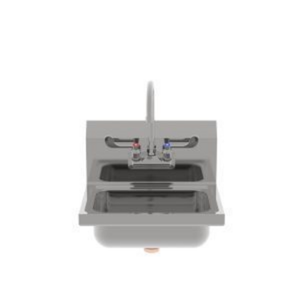 Atosa SH17 17-Inch Wide Commercial Stainless Steel Hand Sink