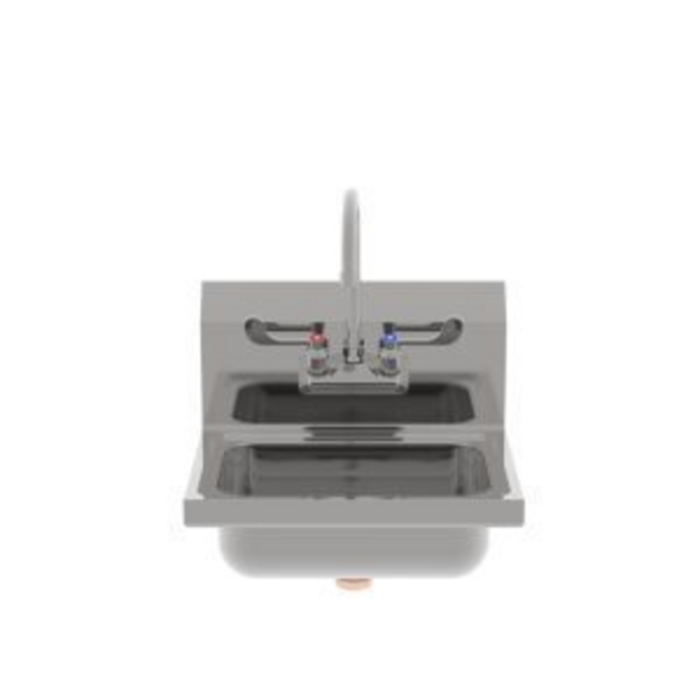 Atosa SH17 17-Inch Wide Commercial Stainless Steel Hand Sink