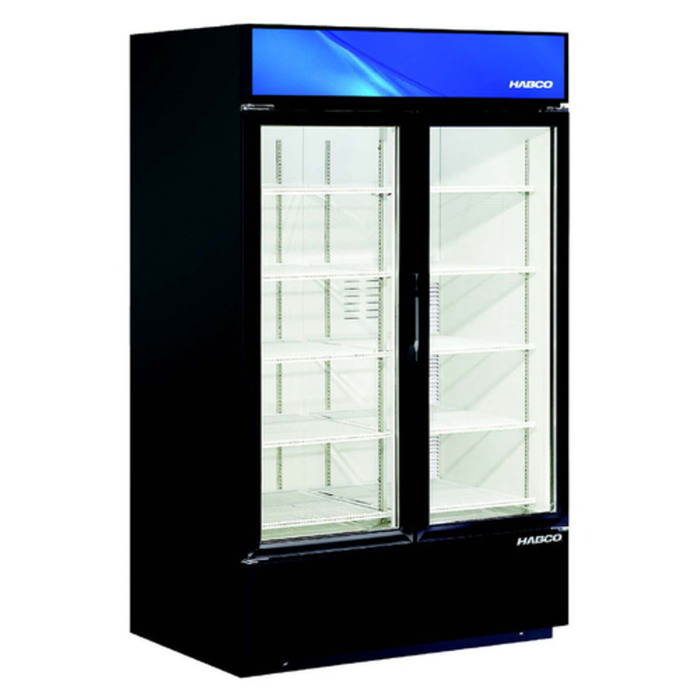 HABCO SF46HCBXM 47.5-Inch Wide Double Glass Door Freezer Merchandiser