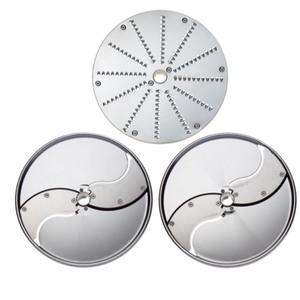 Multi-Function Food Processor Disc Set Featuring Stainless Steel Shredding, Slicing, And Grating Plates For Efficient Food Prep