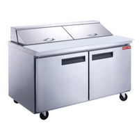 New Air NPT-060-SA 60-Inch Refrigerated Salad Sandwich Prep Table