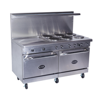 Royal RRE-6GT24 60" Electric Restaurant Range with Griddle & Ovens