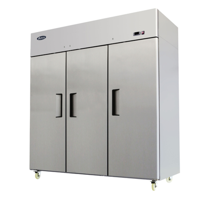 Atosa MBF8006GR 77.8-Inch 3-Door Top Mount Reach-In Refrigerator