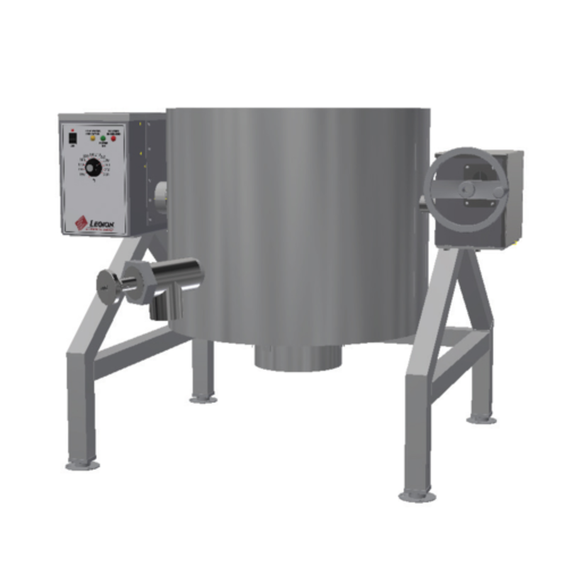 AccuTemp ALTLGB-60 60 Gallon Gas Tilting Kettle For Commercial Kitchen Use