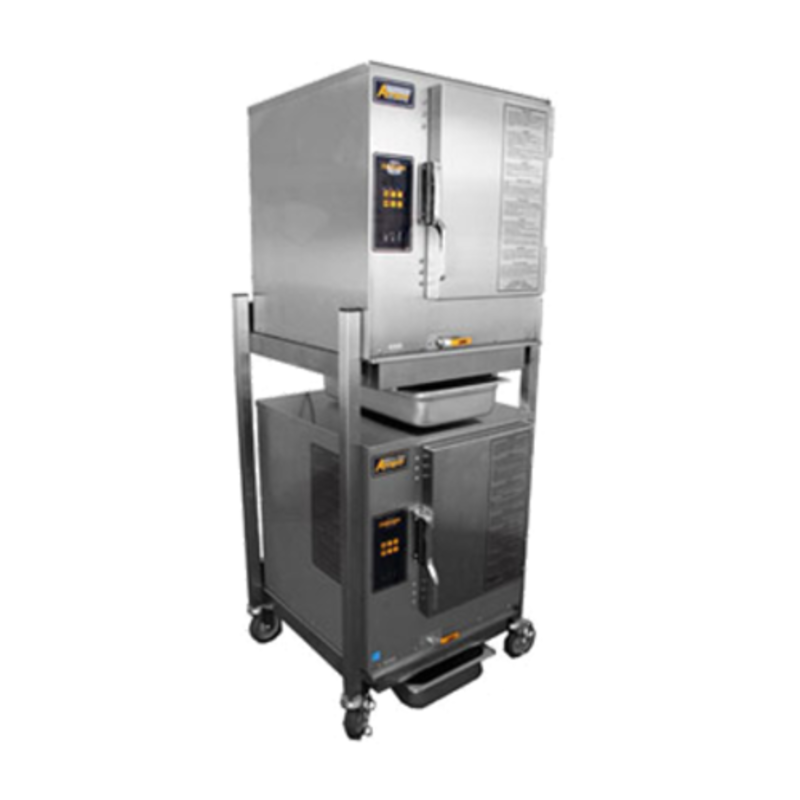 AccuTemp N61201D060 DBL Evolution Gas Convection Steamer, 12 Pan Capacity For High-Volume Cooking.