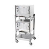 Double Stacked Convection Steamer With Two Independent Cavities For Efficient Cooking