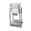 Boilerless Convection Steamer 6 Pan From AccuTemp On A Mobile Cart For Commercial Kitchens