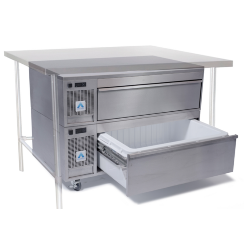 Adande SVS2 43.3" Undercounter Refrigerated Freezer Drawer Base With Dual Drawers For Flexible Cold Storage
