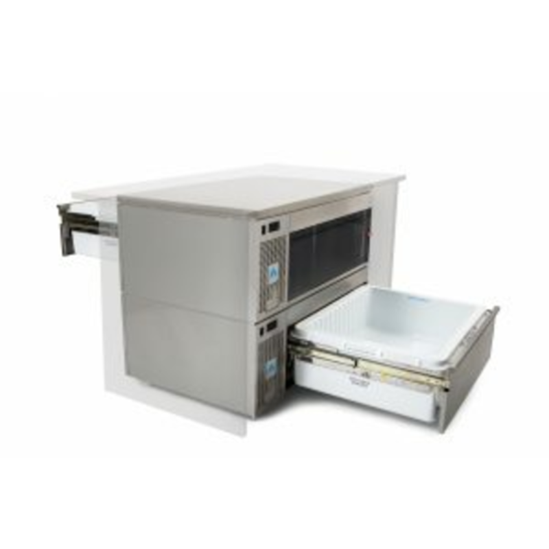 Adande VCM2 44.1" W Under Counter Refrigerated/Freezer Base with Double Drawers