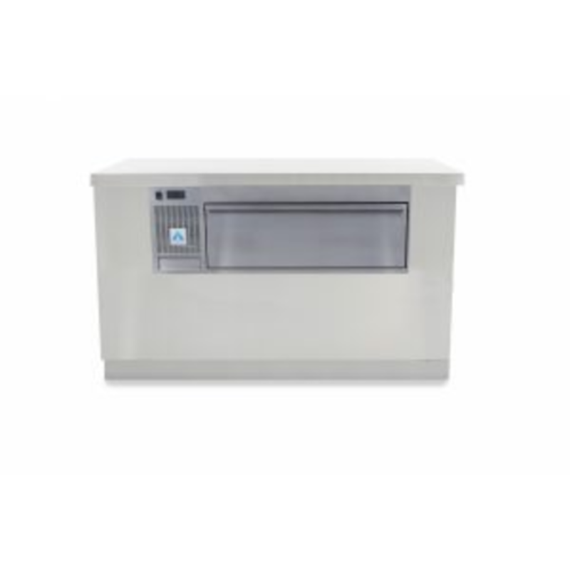 Adande VCS1 43.3" Single Drawer Refrigerated Freezer Equipment Stand for efficient cold storage in commercial kitchens.