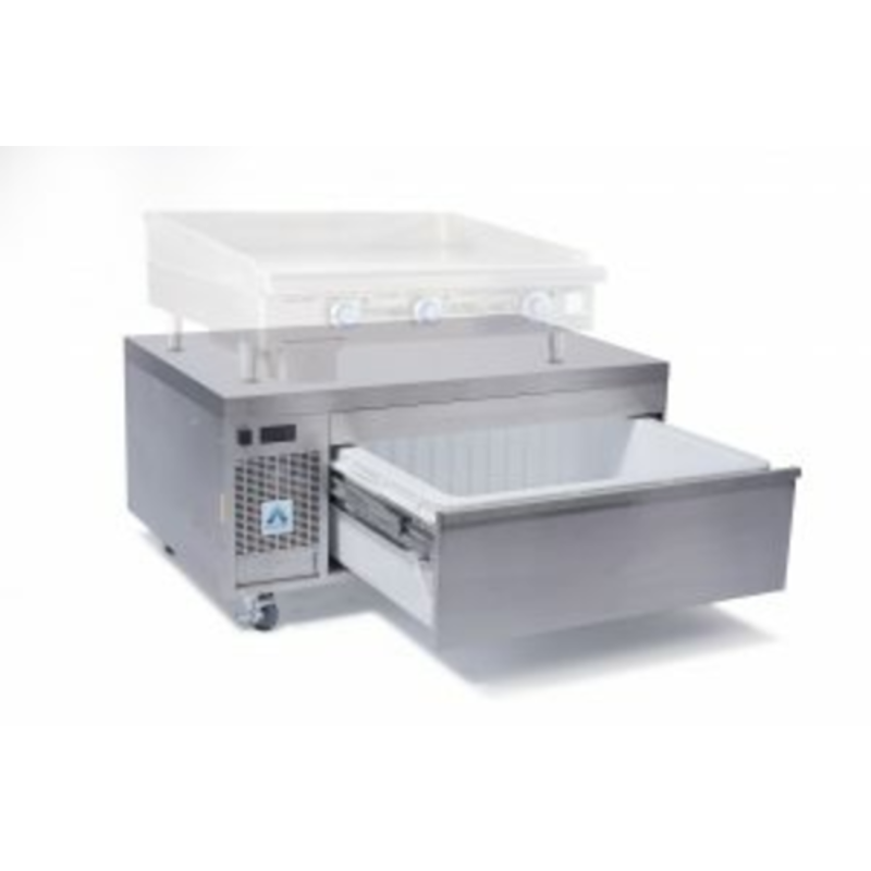 Adande VCS1 43.3" Single Drawer Refrigerated Chef Base Stand With Open Drawer For Ingredient Storage