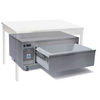 Undercounter Refrigerated Freezer Base with Open Drawer Showing Storage Compartment and Compact Design