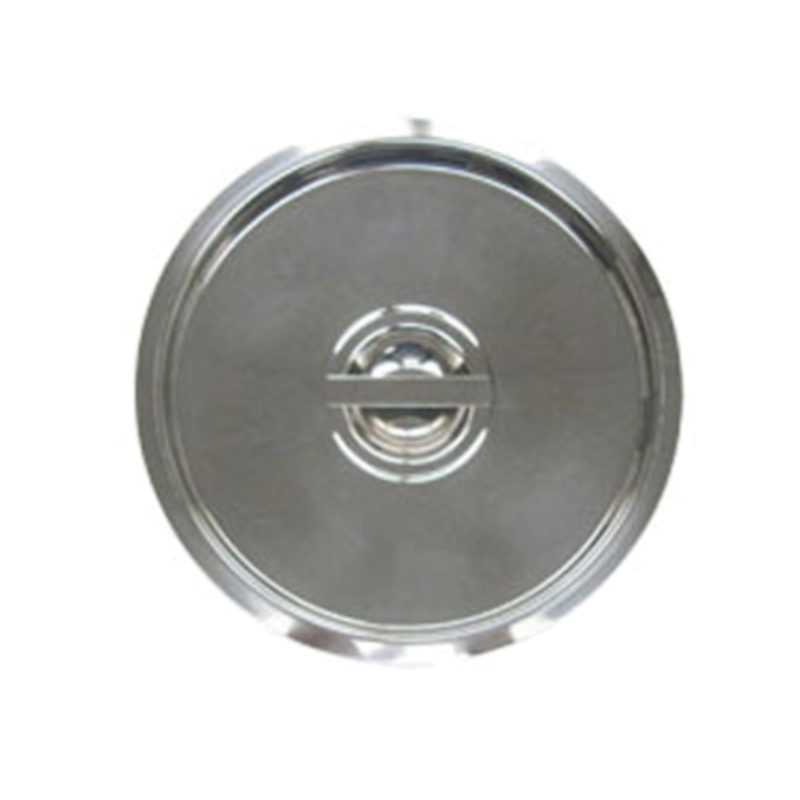 Alt Tag: Adcraft BMP-8C 8 qt stainless steel bain marie cover solid stainless steel recessed lid for 8-quart inset
