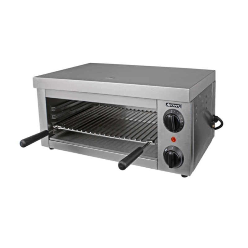 Adcraft CHM-1200W 24 Inch Countertop Electric Cheesemelter For Melting And Toasting In Commercial Kitchens