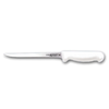 Adcraft 8 Inch Stiff Fillet Boning Knife With White Handle For Precision Trimming And Filleting