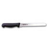 Adcraft Advantage Series 8" Wavy Edge Slicer Knife With Black Handle And Wavy Blade