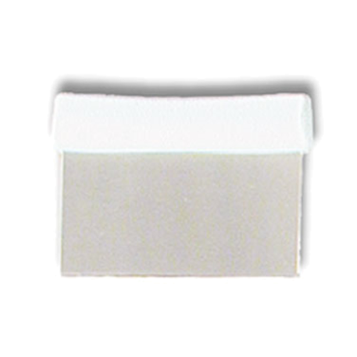 Adcraft CUT-DC4 Advantage Series dough cutter scraper 6-Inch x 3-Inch stainless steel bench scraper with white handle