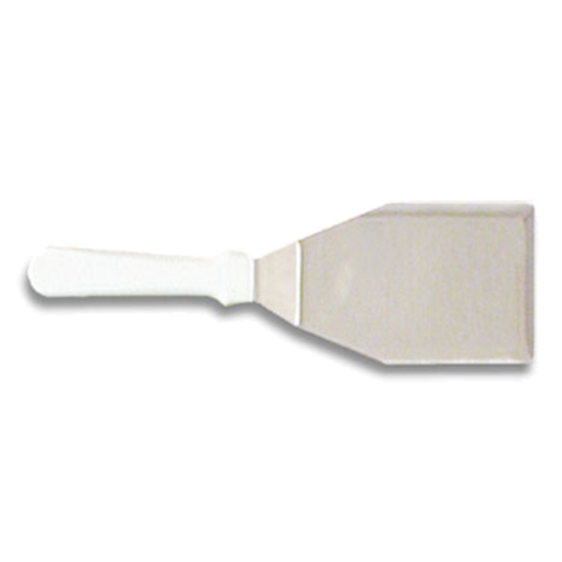 Adcraft CUT-ST54 Advantage Series Solid High-Carbon Steel Steak Turner With White Handle