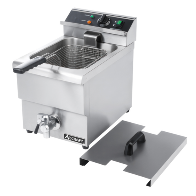 Adcraft DF-12L 6L Electric Countertop Deep Fryer Designed For Professional Kitchens