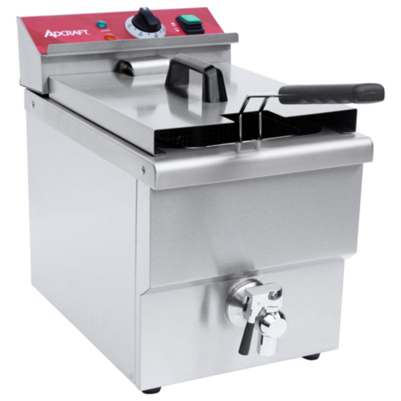 Adcraft DF12LS Electric Countertop Deep Fryer For Professional Kitchens With 16 lb Capacity