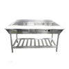 Adcraft EST-240 Electric Water Bath Steam Table 57.25"W 4-Bay For Commercial Kitchens