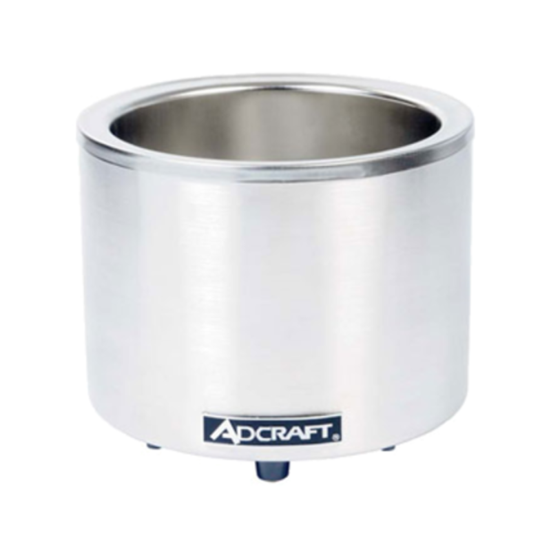 Adcraft FW-1200WR 11 Qt. Countertop Food Cooker Warmer For Holding Soups And Sauces In Foodservice Settings