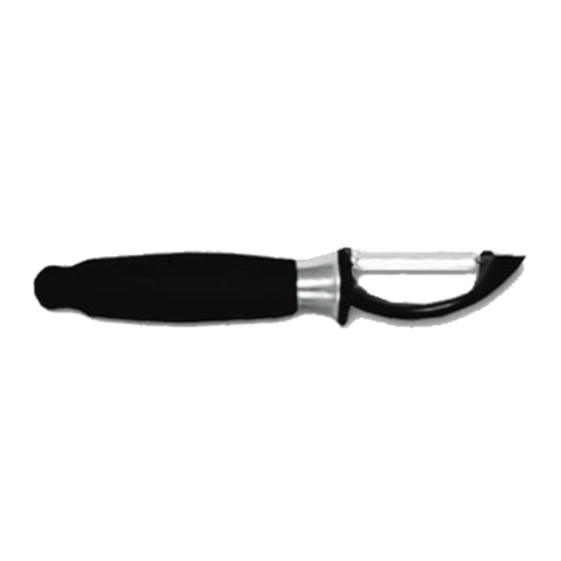 Stainless Steel Vegetable Peeler With Black Handle For Easy And Precise Vegetable Preparation