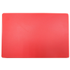 Red High Density Cutting Board on a white background, measuring 15" x 20", perfect for food preparation.