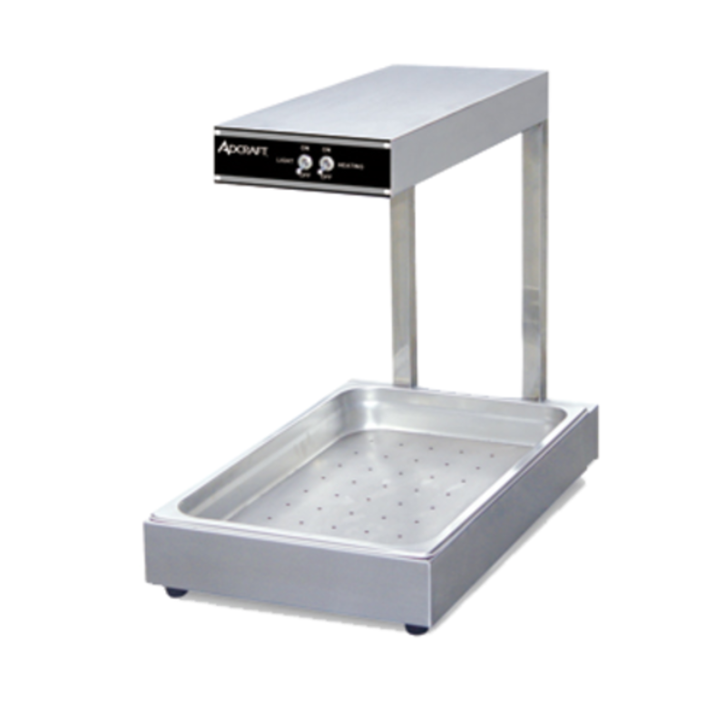 Adcraft IDW-940W 13"W Infrared French Fry Food Warmer With Adjustable Heat For Crisp Holding