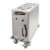Adcraft LR-2 Heated Plate Dispenser On Wheels Designed For Efficient Hot Plate Service