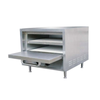 Adcraft PO-22 Electric Countertop Pizza Oven With Open Drawer And Shelves For Baking Pizza And Flatbreads