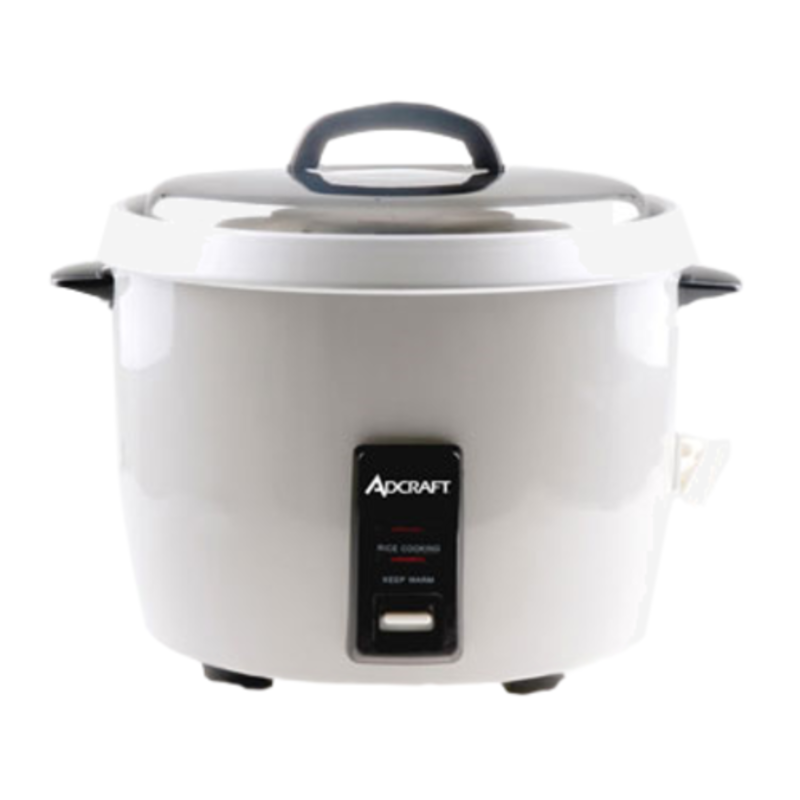 Adcraft RC-E30 30 Cups Cooked Commercial Electric Rice Cooker With Lid And Control Panel