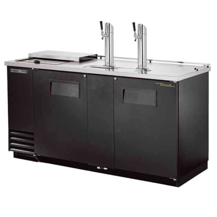Refroidisseur à bière pression à dessus de comptoir True Manufacturing TDD-3CT-HC 69 pouces