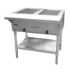 Admiral Craft ST-120/2 33"W 2-Well Electric Hot Food Steam Table For Commercial Use.