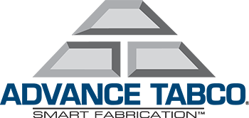 Advance Tabco logo with text 'Smart Fabrication' on a white background